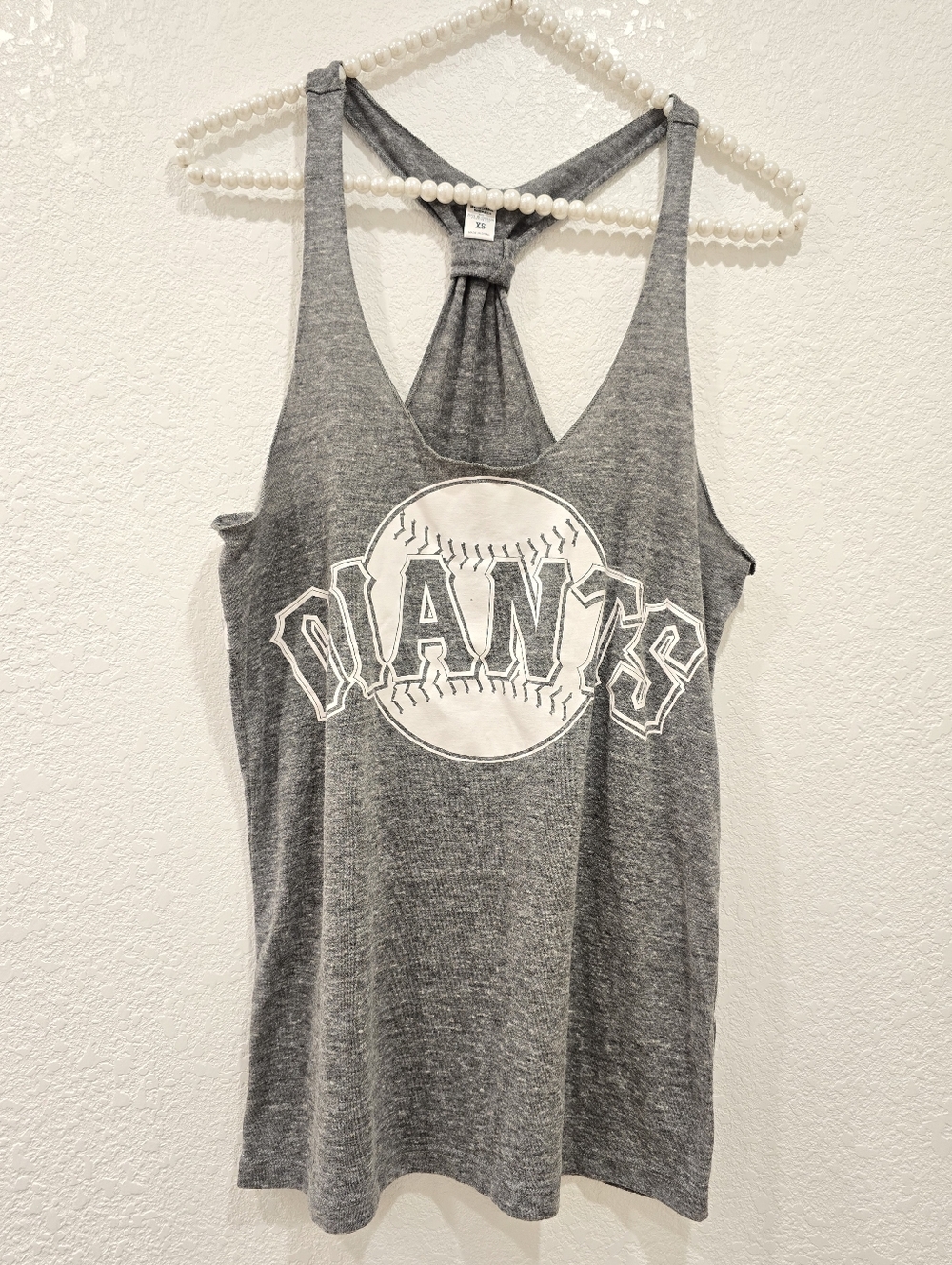 Victoria's Secret PINK San Francisco GIANTS tank Top Gray XS